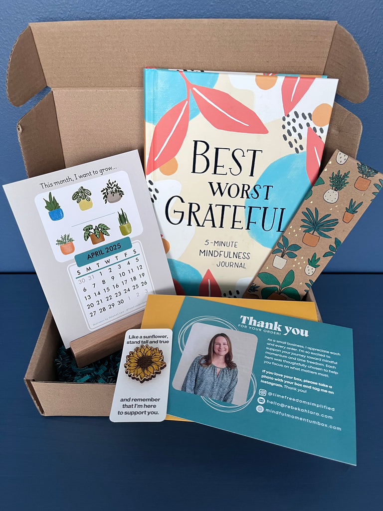 One Time Box - Mindful Momentum Box - April 2025